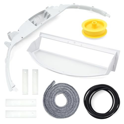 ALLCSM WE49X20697 Dryer Repair & Maintenance Kit Compatible with GE Select Dryers Include WE18X25100 Lint Filter WE3M26 Bearing WE12X83 Idler Pulley WE12M29 Drive Belt Felt Seal and Glide Slides