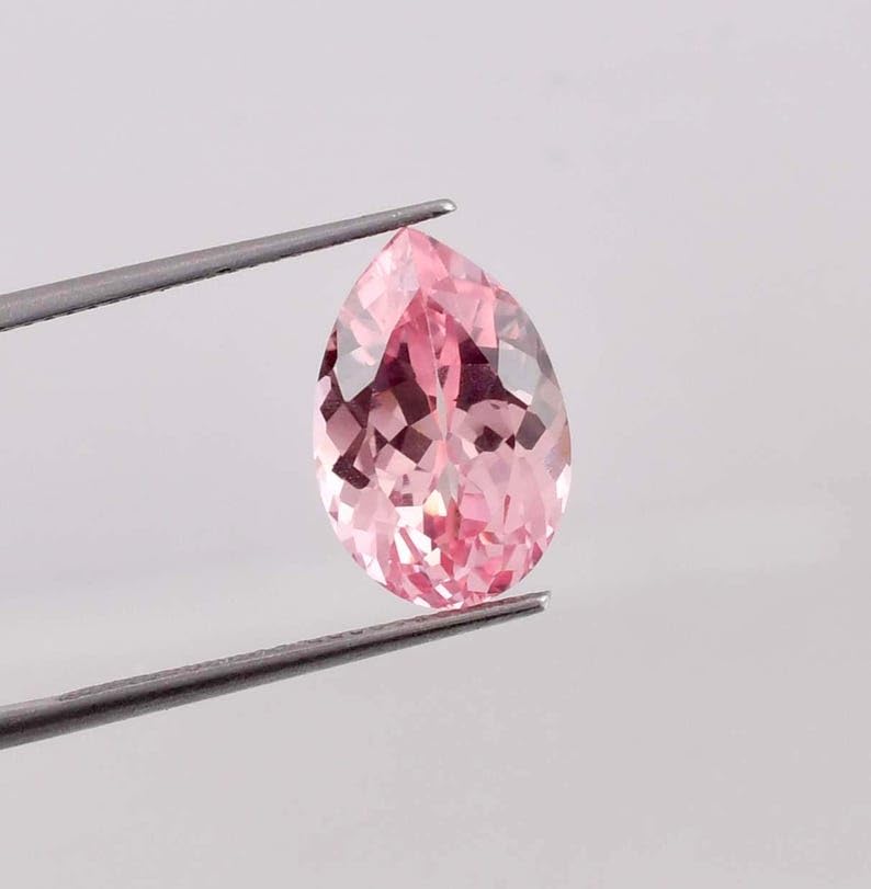 Saphir Padparadscha poire brillant GH_FAC_00107 pour sertissage bijoux - 3