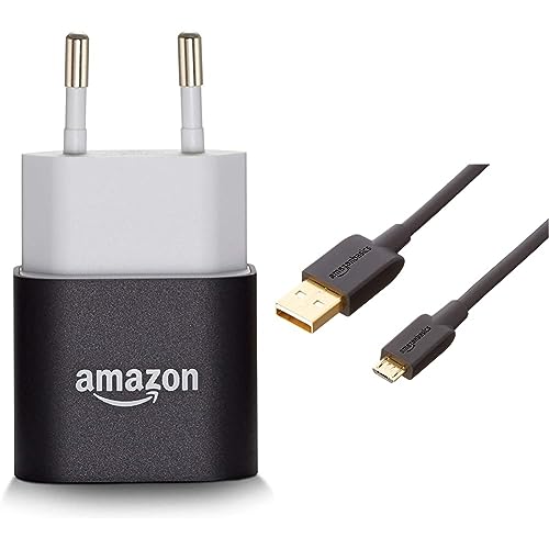 Cargador USB micro B de 5W compatible con dispositivos Amazon cable 1.83m