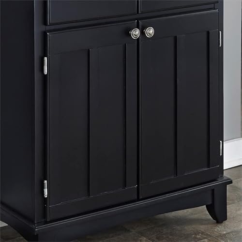 Buffet Of Buffets Medium Black With Cherry Top By Home Styles #TOP2
