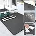 Draining Mat, Kitchen Super Absorbent Draining Mat, Super Absorbent Kitchen Counter Mat, Coffee Machine Mat, Quick Dry Dish Drainer Mat, Anti Slip Drainer Mat for Kitchen Counter , White, 40*60cm