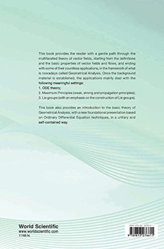 An Introduction to the Geometrical Analysis of Vector Fields: with Applications to Maximum Principle