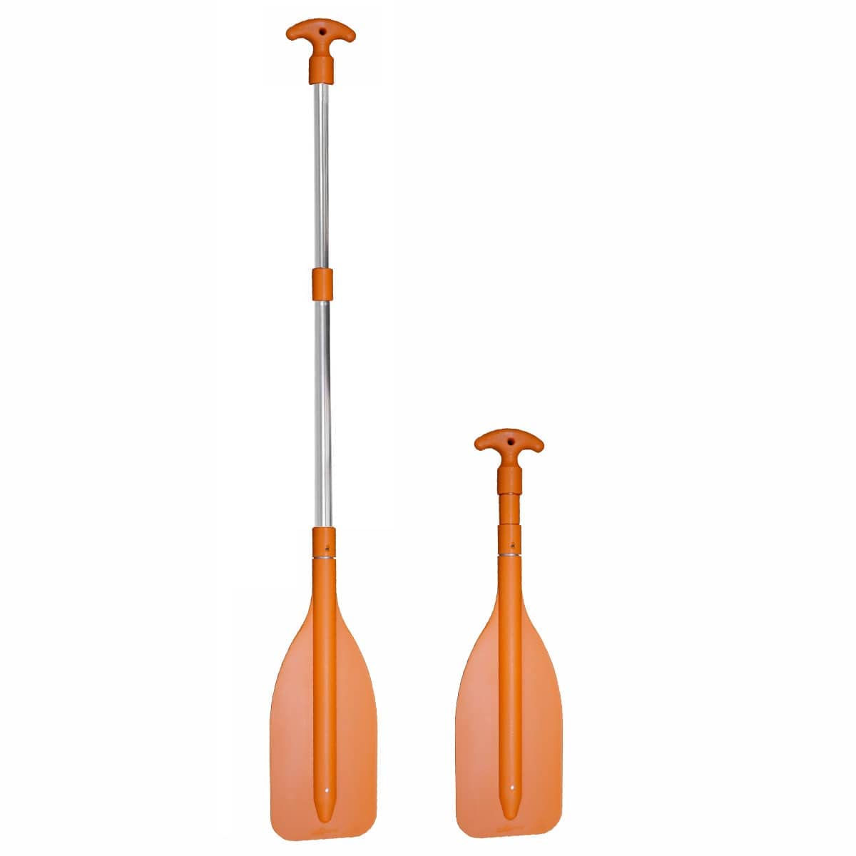 Oceansouth Verstellbares Aluminium-Teleskop-Paddel (Länge 600 mm – 1100 mm (3-teilig) – Sicherheits-Orange