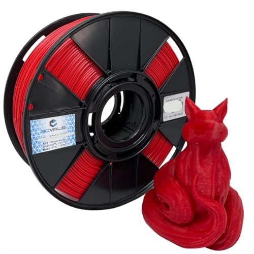 Filamento Impressão 3d Vale Abs Premium Vermelho 1kg