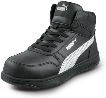 Mens Blk/White Frontcourt MaxTrax Comp Toe SD SRO High-Top Athletic 13 M