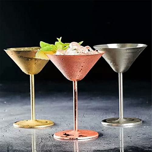 Verre martini en acier inoxydable au design chic et moderne