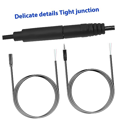 8 cables prolongadores de audio Jack 3.5mm para auriculares miniatura 4