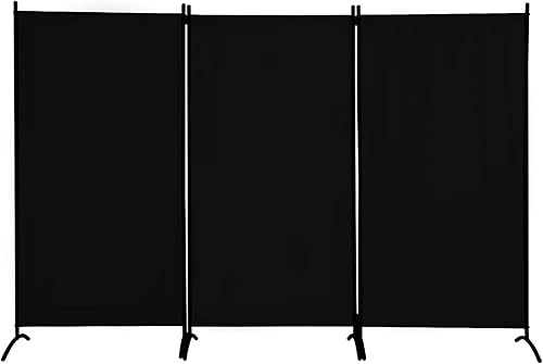 Miniatura 9 de Divisor de habitación de 4 paneles, divisor de pared plegable de privacidad para separación de habitaciones, divisiones de habitación independientes
