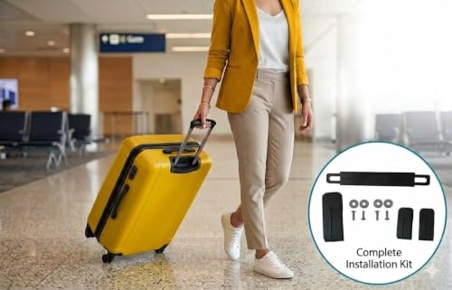 Image of Repair Replacement Luggage Wheel Part Accessories for VIP, Safari, American turistr, Skybag Suitcase Trolley Bag for Luggage Parts (1 PCS Black Handle)