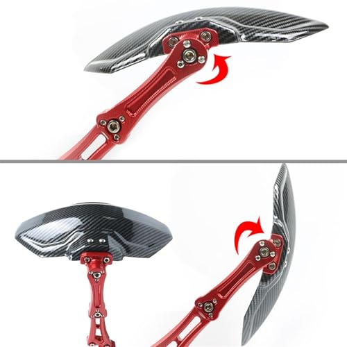 Garde-boue arrière de moto aluminium carbone or pour carénage et roue - 7