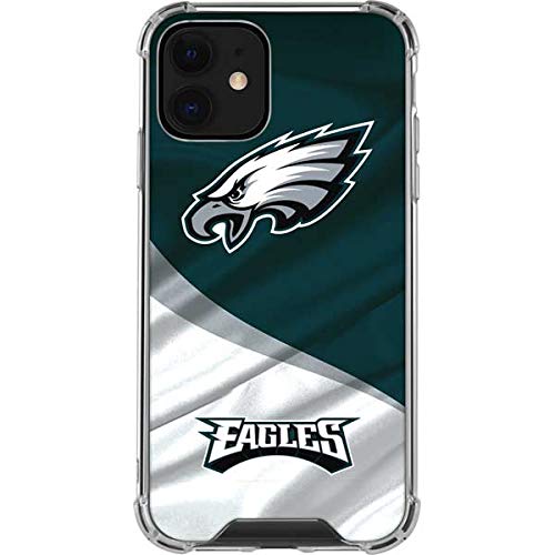 Skinit Clear Phone Case Compatible with iPhone 12 - Officially Licensed NFL Philadelphia Eagles Design