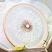 Embroidery Kits for Beginners with Pattern, BENBO Creative Dandelion Hand Embroidery Cross Stitch Needlepoint Crafts Kit with Color Pattern Cloth, Bamboo Embroidery Hoop, Color Threads and Tools Kit