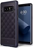 Galaxy Note 8 Case, Caseology [Parallax Series] Slim Protective Dual Layer Textured Cover Secure Grip Geometric Design for Samsung Galaxy Note 8 (2017) - Orchid Gray