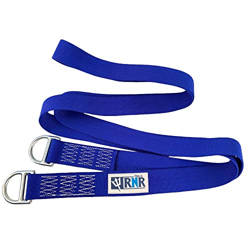 Rock-N-Rescue Heavy-Duty Nylon Tow Strap with D-Rings | 7,644 Lbs Capacity | Abrasion Resistant for Car Hauling & Towing Equipment | 36