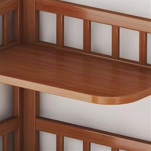 Estantería triangular pequeña de pared para aprovechar las esquinas en la sala 7
