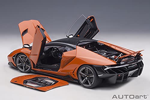 Autoart Lambo Centenario modelo 1:18 color naranja miniatura 6