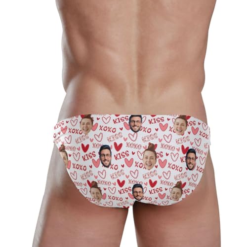 Men's Swim Briefs Bikini Swimwear for Beach Pool Cute Printed Lightweight Unerwear for Men S-3XL3