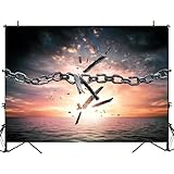 Photography Backdrop Photography Background Wings Birds Broken Chains for Photoshoot Portrait Photo Studio Video Prop Birthday Party Booth Decoration 7x5ft