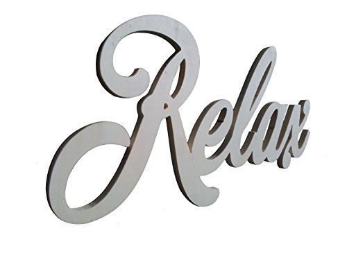 Colorcoop Scritta in Legno Relax