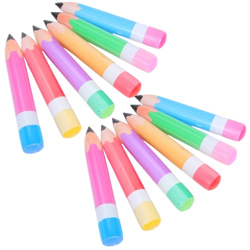 12 crayons gonflables géants en PVC pour décorations de classe et fêtes scolaires