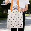 Home-Kitchen-Pets Reusable Canvas Tote Bag – Washable, Durable Shopping Bag for Groceries, Travel & Everyday Use – Large Capacity Lightweight Tote (Bumble Bees) #2
