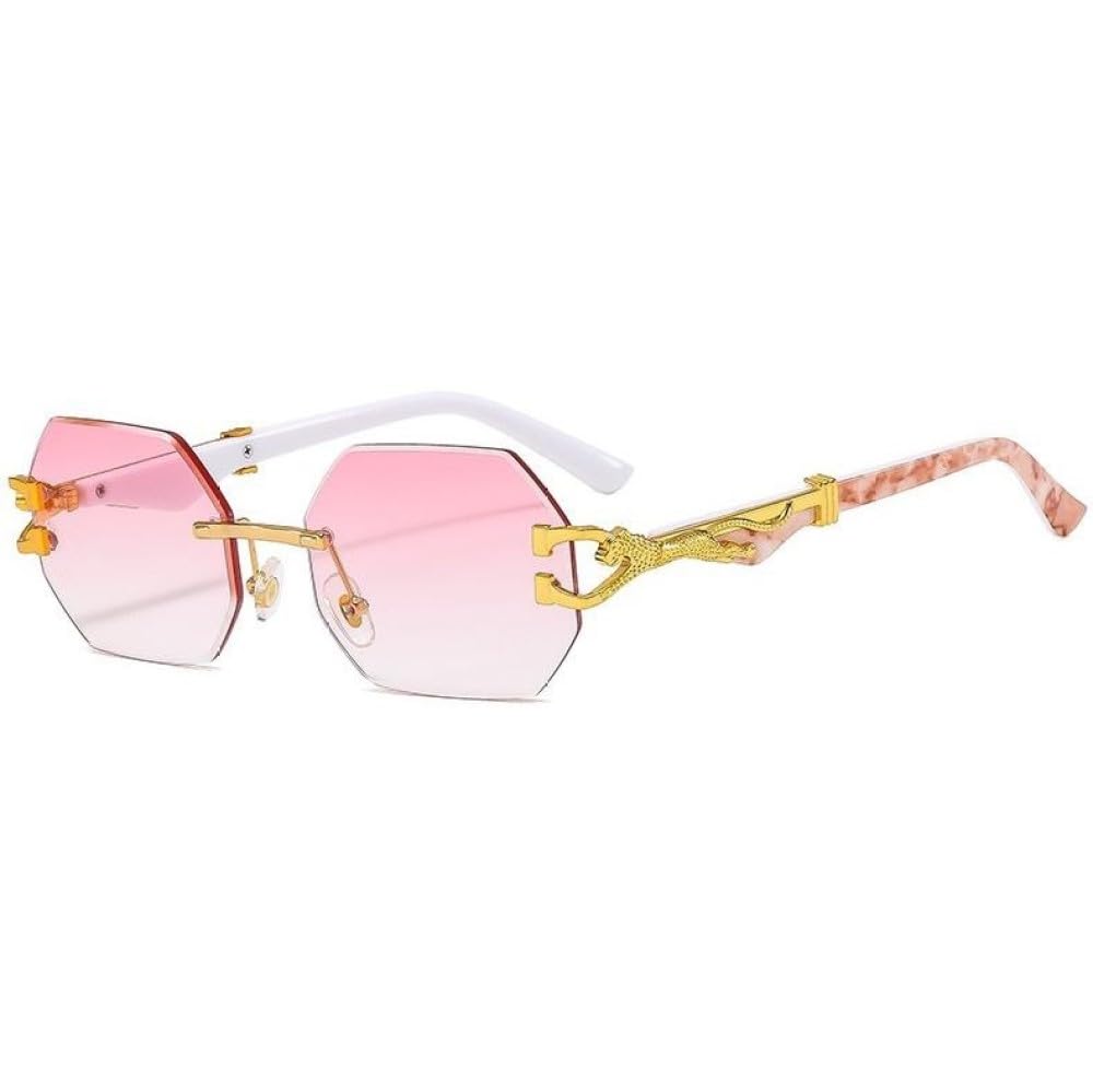 Lunettes de soleil légères sans monture pour éviter les marques sur le nez - 8