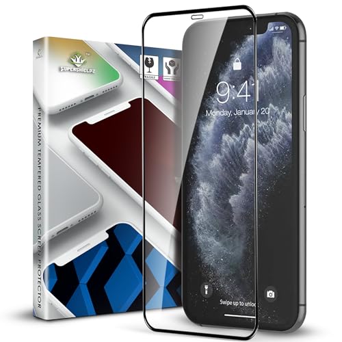 Supershieldz NeoGuard HD+ Tempered Glass Screen Protector Guard for iPhone 11 Pro/Xs/X, 9H Hardness, Anti-Static, Case-Friendly, Easy Installation Kit – 1 Pack