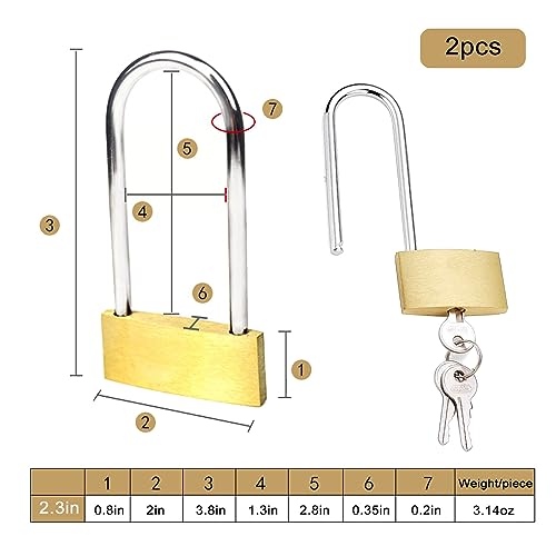 PLATEYTR Pack of 2 padlocks with key - Image 2