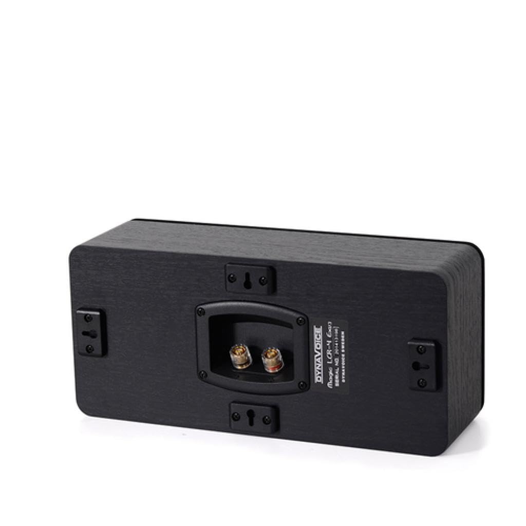 Dynavoice Magic CR-4 Nero Opaco – Diffusore Centrale Passivo 2 Vie, Woofer 2x4 + Tweeter 1", Solo 11 cm di Profondità, Bass Reflex Frontale, per Home Cinema.
