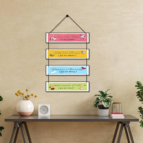 Image of EXPLEASIA Decorative Wall Hanging Wooden Art Decoration Item for Home Office Home Decor Gift Items