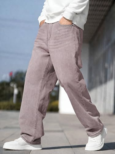 Image of Ben Martin Men Jeans || Baggy Fit Jean's for Man || Loose Fit High Rise Denim || Stretchable Casual Wear Jean,s || Dance Rap Rapping Style Pant for Men || Denim Cotton Jeans (1)