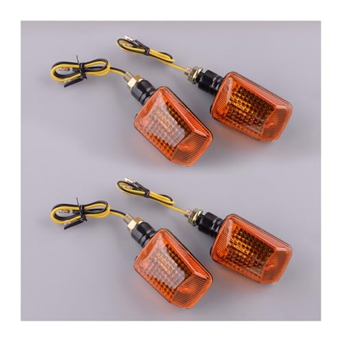 Intermitentes de moto 12V 8mm luces de señal de giro para Shadow VT750 VT600 Rebel 6