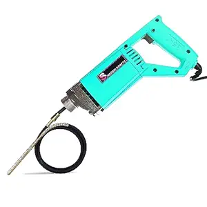 SWADESI KRAFTS 800-WATT Concrete Vibratoriron Machine With 1.5 Mtr Needle | Electric Concrete Vibrator 5000rpm | Construction Tools for Contractor