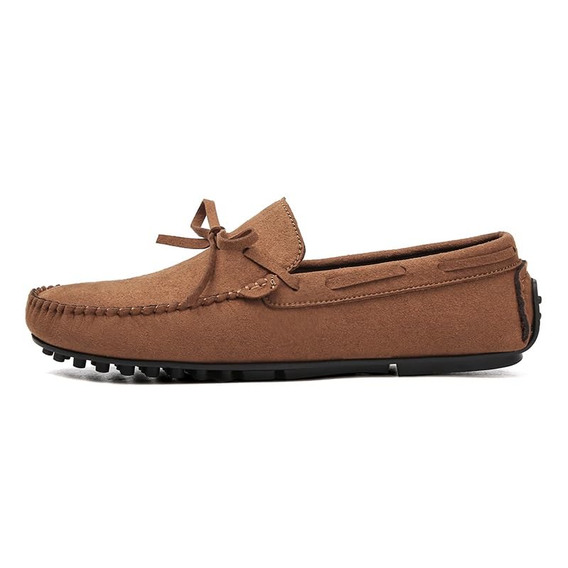 Loafers for Men Suede Vegan Leather Moccasins Driving Loafers Flexible Comfortable Anti-Slip Casual Slip On2