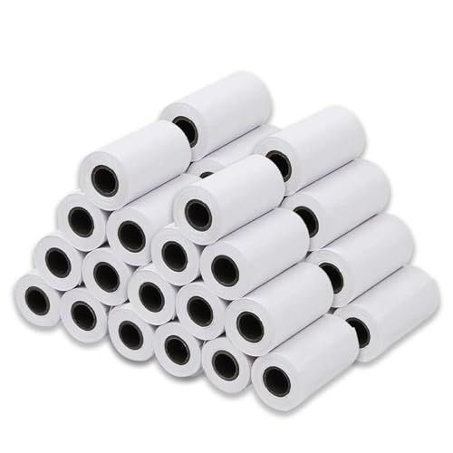 MERCURY TEXTIL  Rollos de Papel Térmico de 57x35x12mm para todos los TPV, Datafonos, Tickets e impresoras térmicas, Impresión Duradera y Clara sin Bisphenol A (30 rollos)