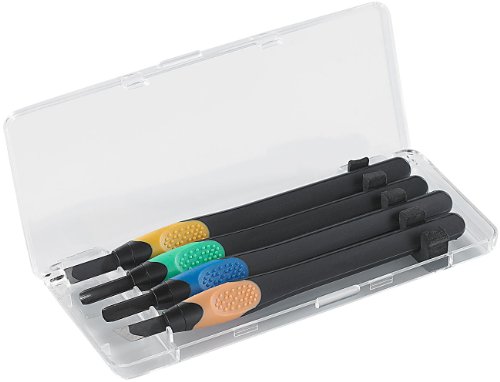 AGT Schnitzmesser: Holzschnitzwerkzeug, 4-teilig in robuster Dose (Schnitzwerkzeug,...