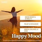 NOOT Happy Mood – Natural Mood Support Supplement for Women and Men, Saffron, Rhodiola & Maca Adaptogens for Calm, Focus & Emotional Balance, Happy Pills, Vegan, Non-GMO, Plant-Based, 60 Capsules - Image 2