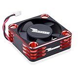 ✪Aplicaciones: El motor sin escobillas 540 es adecuado para una relación de 1/10, una relación de 1/8 o una relación de 1/12 RC Car ESC, con patrones y líneas rojas frías, simple y genial.