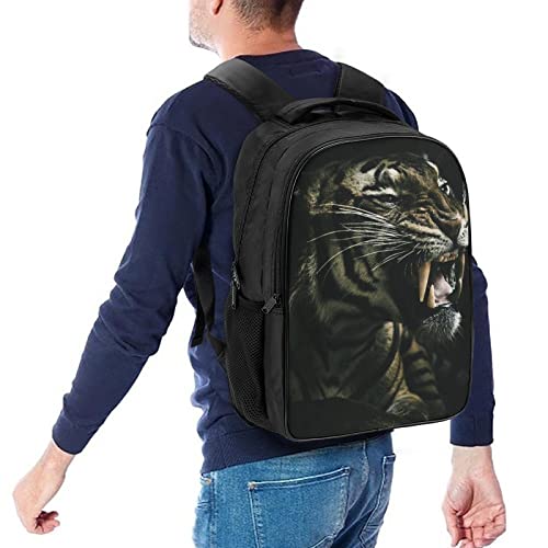 Mochila escolar de tigre ligera para llevar libros y ropa de deporte cómodamente 5