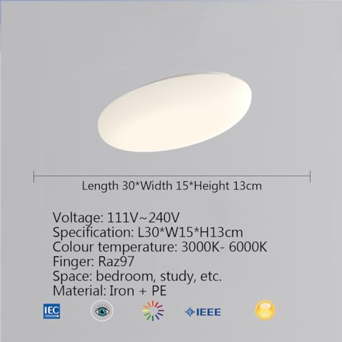 Plafonnier galet anti-scintillement doté d'une protection oculaire innovante - 3