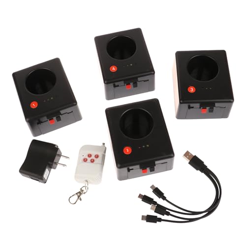 Mini cordless pyro machines indoor safe cold source fireworks kit 2