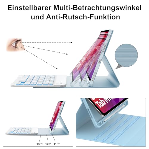 Funda teclado para Lenovo Tab M11 que soluciona la escritura lenta en pantalla 6