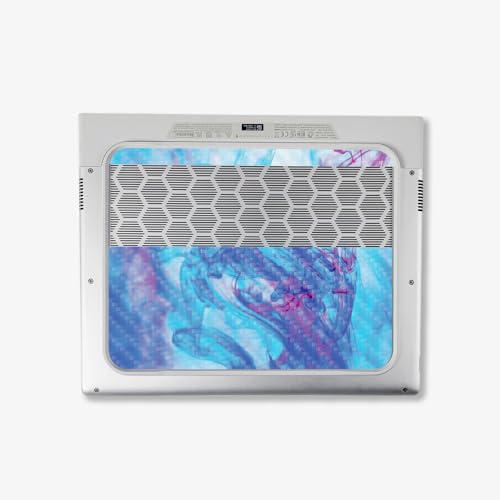 Image of MightySkins Carbon Fiber Skin Compatible with Alienware X14 R2 (2023) Full Wrap Kit - Paint Vapor | Protective, Durable Textured Carbon Fiber Finish | Easy to Apply & Change Styles | Made in The USA