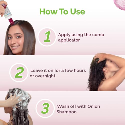 Image of Mamaearth Onion Hair Oil with Onion Oil & Redensyl for Hair Fall Control | Boosts Hair Growth | Adds Strength & Shine | 200 ml