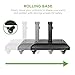 Best Choice Products 81-Pound Heavy Duty Square Concrete Rolling Outdoor Patio Umbrella Base Stand w/Locking Wheels, Handles