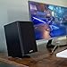 Vanatoo Black Transparent One Encore Plus Near Field Studio Monitor Speakers Pair for TV, PC, Gaming. Powered Speakers for Desktop and Room. AUX, USB, Bluetooth, Toslink Optical, Coax, Remote.