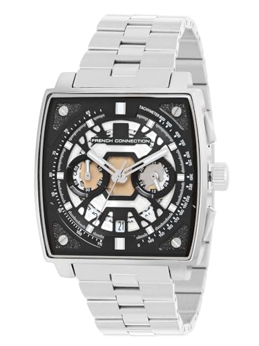 French Connection Analog Black Dial Mens Watch-FCT1SM (B0D78LWBWJ) Amazon Price History, Amazon Price Tracker