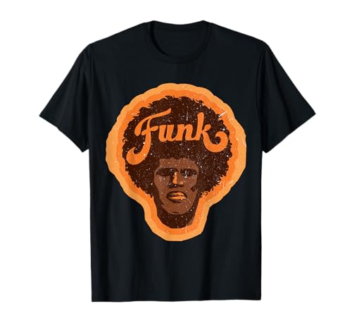 Funk Afro Vintage Retro 80s and 70s Music, Funk Man T-Shirt