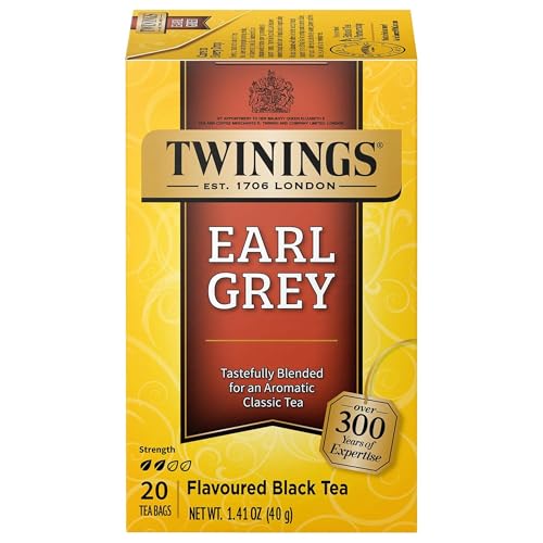 Twinings Earl Grey Tea, Tea Bags, 20 ct