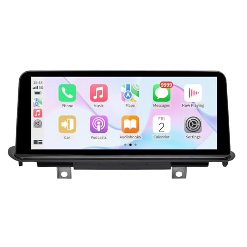 BARGGN Wireless CarPlay/Android AutoTouchscreen for BMW X5/X6 Series F15/F16/F85/F86 (2014-2016) with NBT System, Car Radio Receiver, Multimedia, Bluetooth, Car Stereo (10.25inch)